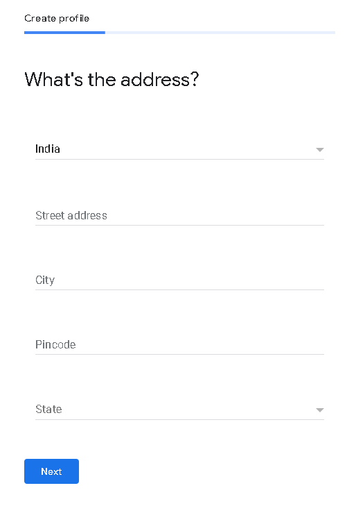 Add Address