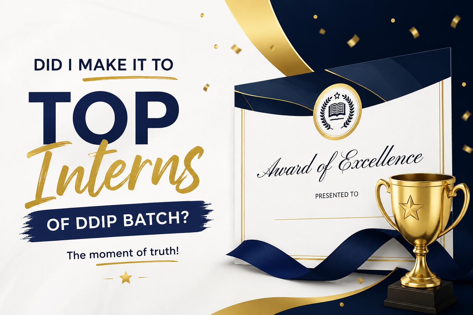 Top Interns of DDIP Batch