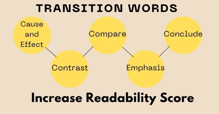 SEO Transition Words