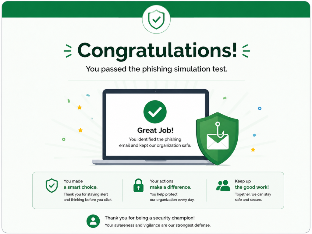 Phishing Email Passed Successfully
