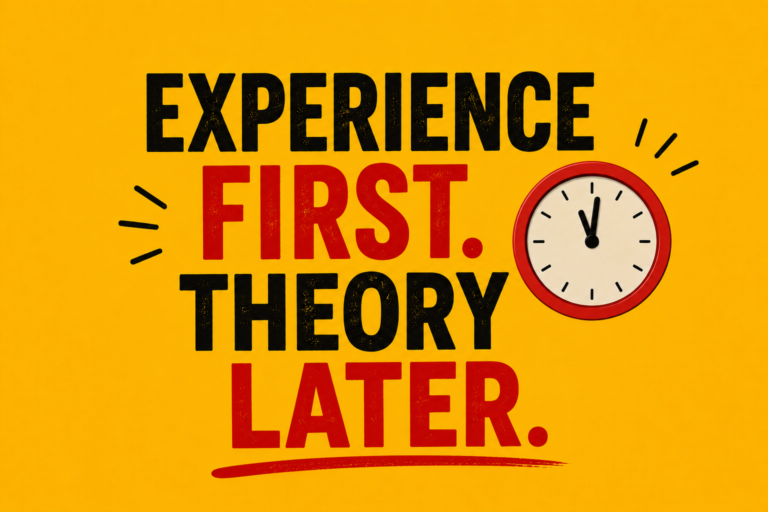 Some Lessons Are Worth Learning Through Experience.