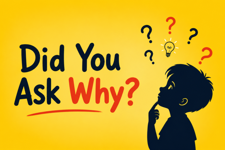 Agile at Home - The Power of Asking Five Why's