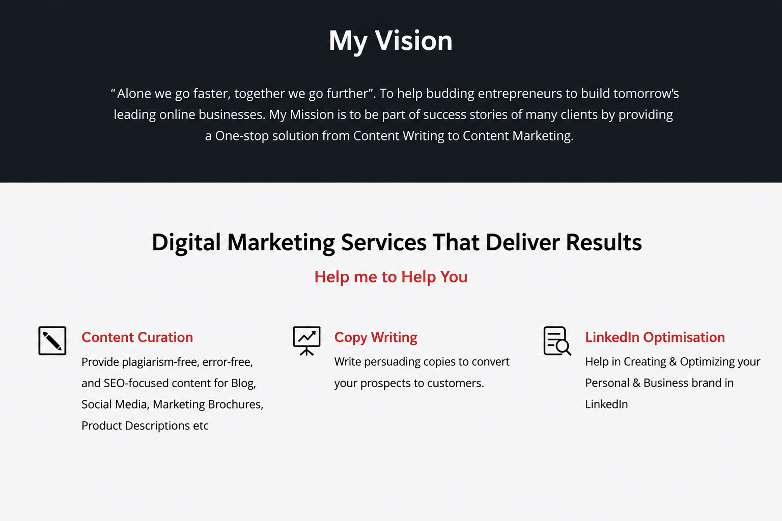 Old Content Lashmi Services Page