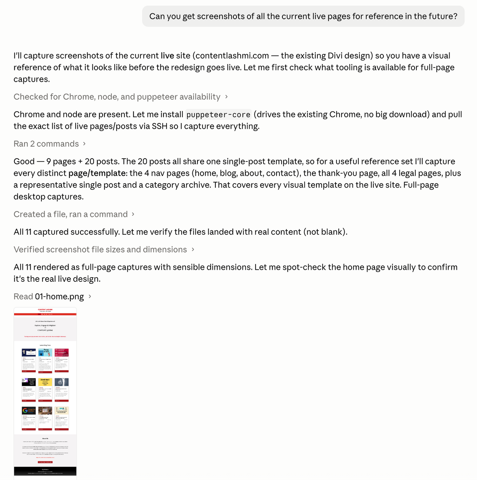Rebuilding Content Lashmi with AI