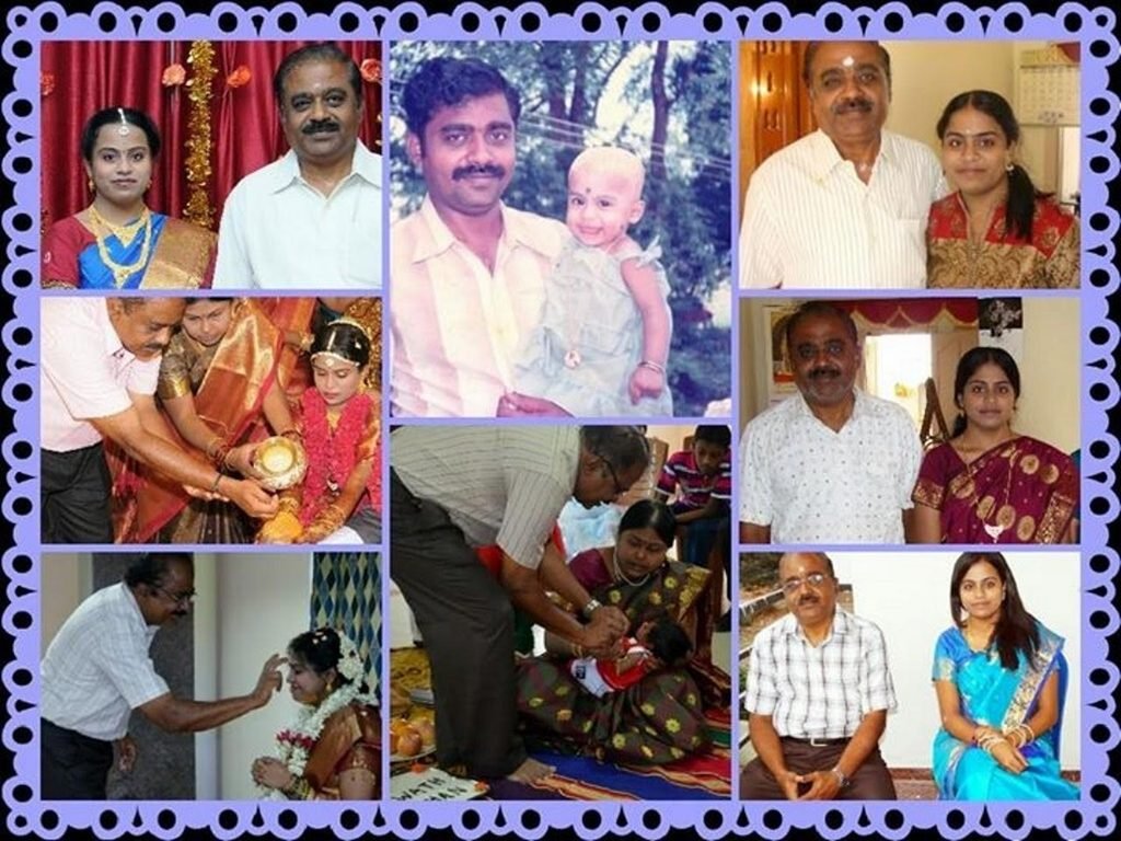Lashmi Bai Ravindrapandian with her Dad